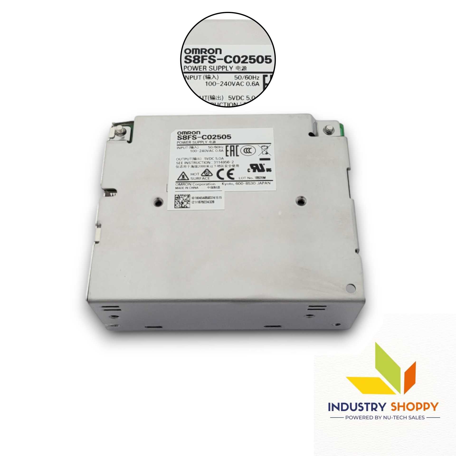 Omron S8FS-C02505 SMPS Power Supply Omron S8FS-C02505 SMPS Power Supply